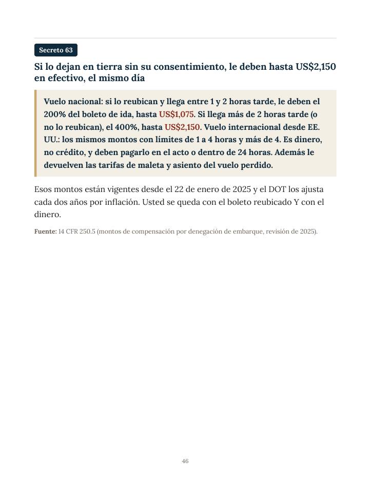 Página 46: Secreto 63, la sobreventa